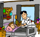 Dibujo Niño hospitalizado pintado por luceroperedovillarreal