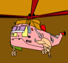 Dibujo Helicóptero al rescate pintado por LisndroMetz