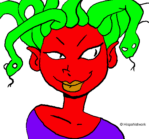 Mujer medusa