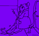 Dibujo La ratita presumida 1 pintado por NELIda