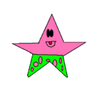 Dibujo Estrella 3 pintado por malen