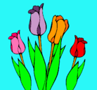 Dibujo Tulipanes pintado por ASHLEYMEZA