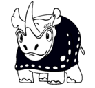 Dibujo Rinoceronte pintado por cxb-mmdrvjipn
