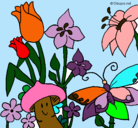 Dibujo Fauna y flora pintado por marialaura