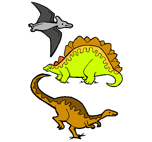 Tres clases de dinosaurios