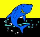 Dibujo Tiburón pintado por PABLOA
