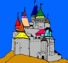 Dibujo Castillo medieval pintado por CASTILLO