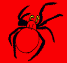 Dibujo Araña venenosa pintado por GABRIEL