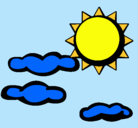Dibujo Sol y nubes 2 pintado por anahirano