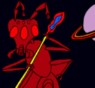 Dibujo Hormiga alienigena pintado por velasco2