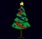 Dibujo Árbol de navidad II pintado por eric