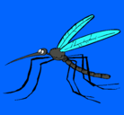 Dibujo Mosquito pintado por lujanXD