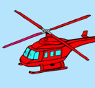 Dibujo Helicóptero  pintado por rayoazul