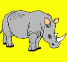 Dibujo Rinoceronte pintado por gaeltorres