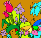Dibujo Fauna y flora pintado por DANIELA