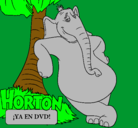 Dibujo Horton pintado por karen