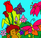 Dibujo Fauna y flora pintado por beatriz