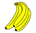 Dibujo Plátanos pintado por silvia
