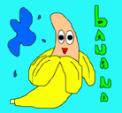 Dibujo Banana pintado por genesis