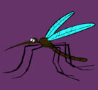 Dibujo Mosquito pintado por gino
