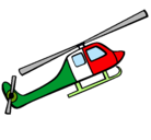 Dibujo Helicóptero de juguete pintado por Cris