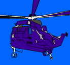 Dibujo Helicóptero al rescate pintado por GABRIEL
