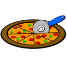 Dibujo Pizza pintado por lucas