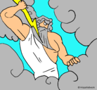 Dibujo Dios Zeus pintado por LuisMariorojas