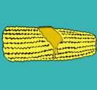 Dibujo Mazorca de maíz pintado por piolin