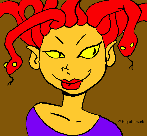 Mujer medusa