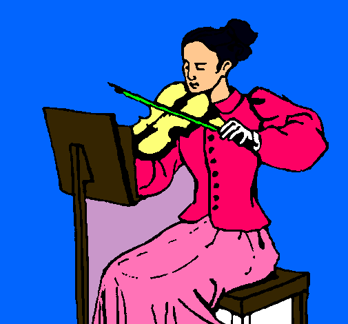 Dama violinista