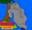 Dibujo Horton pintado por NORMA