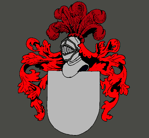 Escudo de armas y casco