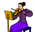 Dibujo Dama violinista pintado por valentinabgs_t_y_y_3t_