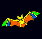 Dibujo Murciélago volando pintado por iker