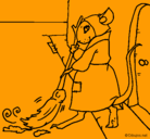 Dibujo La ratita presumida 1 pintado por gloriaydavid