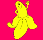 Dibujo Banana pintado por anitamanquito