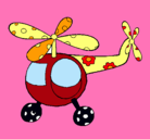 Dibujo Helicóptero adornado pintado por REIMAR