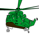 Dibujo Helicóptero al rescate pintado por nunziomaugeri