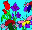 Dibujo Fauna y flora pintado por mariel