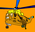 Dibujo Helicóptero al rescate pintado por ALEXANDER