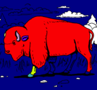 Dibujo Búfalo  pintado por LisndroMetz