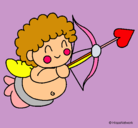 Dibujo Cupido pintado por laura-