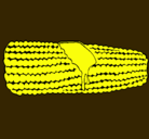 Dibujo Mazorca de maíz pintado por JUAN