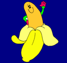 Dibujo Banana pintado por MATIAS