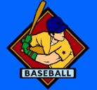 Dibujo Logo de béisbol pintado por Apolonio