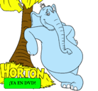Dibujo Horton pintado por ignacia
