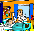 Dibujo Niño hospitalizado pintado por yarazuley