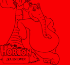 Dibujo Horton pintado por mitzi