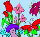 Dibujo Fauna y flora pintado por Luz